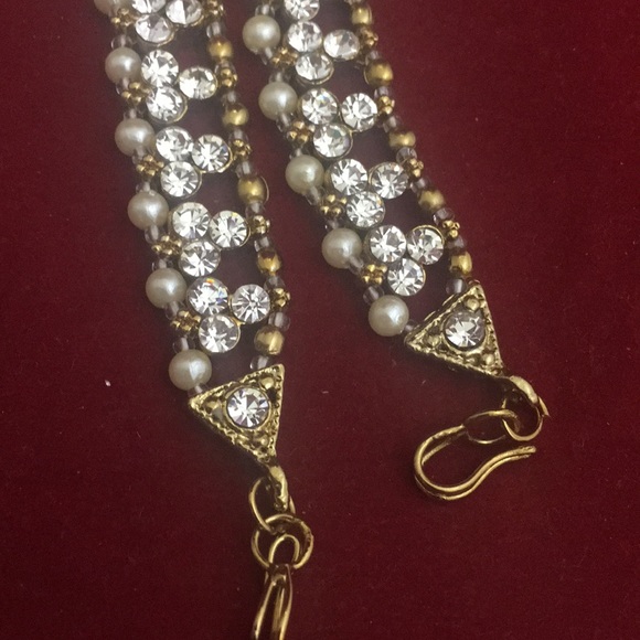 Nwot beautiful Bollywood  2 anklets no offers !!! - Picture 6 of 8